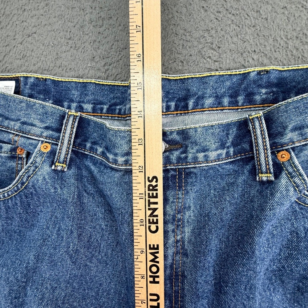 Levis 550 Relaxed Fit Jeans Mens 42x30 Blue Medium Wash Tapered Leg Denim - Picture 9 of 12